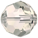 Swarovski Crystal Beads Round (5000) Crystal Moonlight - Bluestreak Crystals