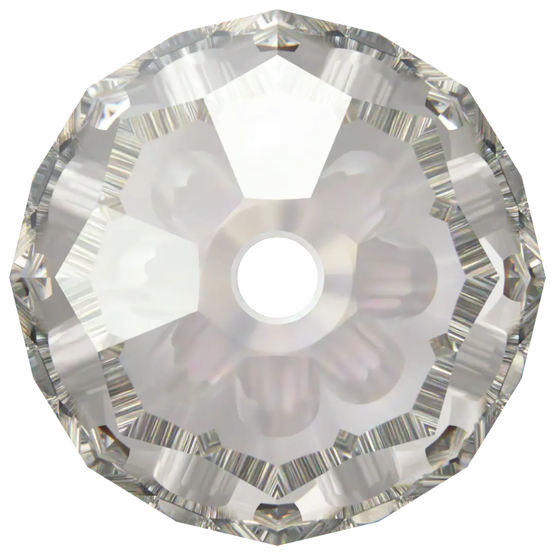 Swarovski Crystal Beads Round (5000) Crystal Silver Shade - Bluestreak Crystals