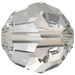 Swarovski Crystal Beads Round (5000) Crystal Silver Shade - Bluestreak Crystals