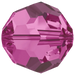 Swarovski Crystal Beads Round (5000) Fuchsia - Bluestreak Crystals