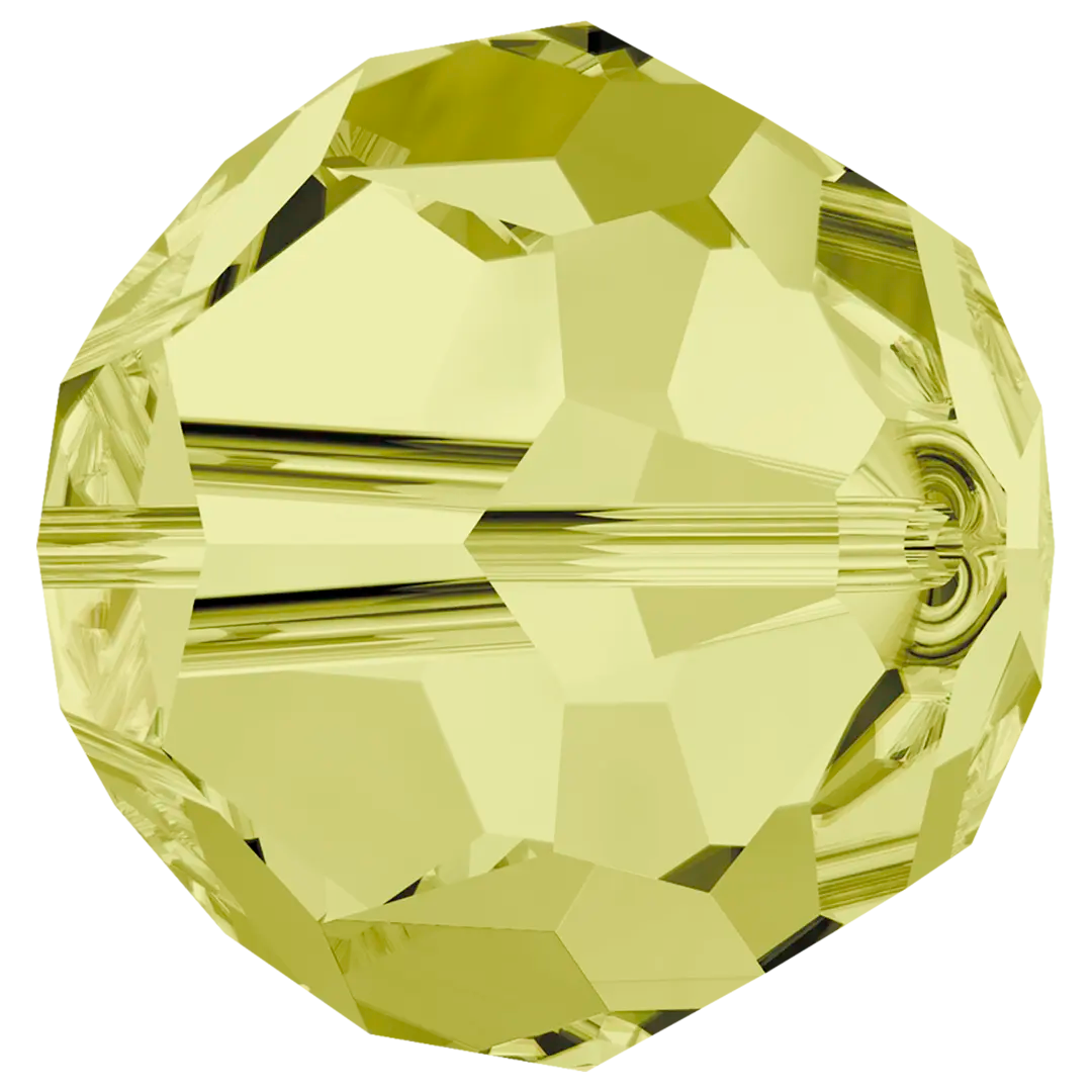 Swarovski Crystal Beads Round (5000) Jonquil - Bluestreak Crystals