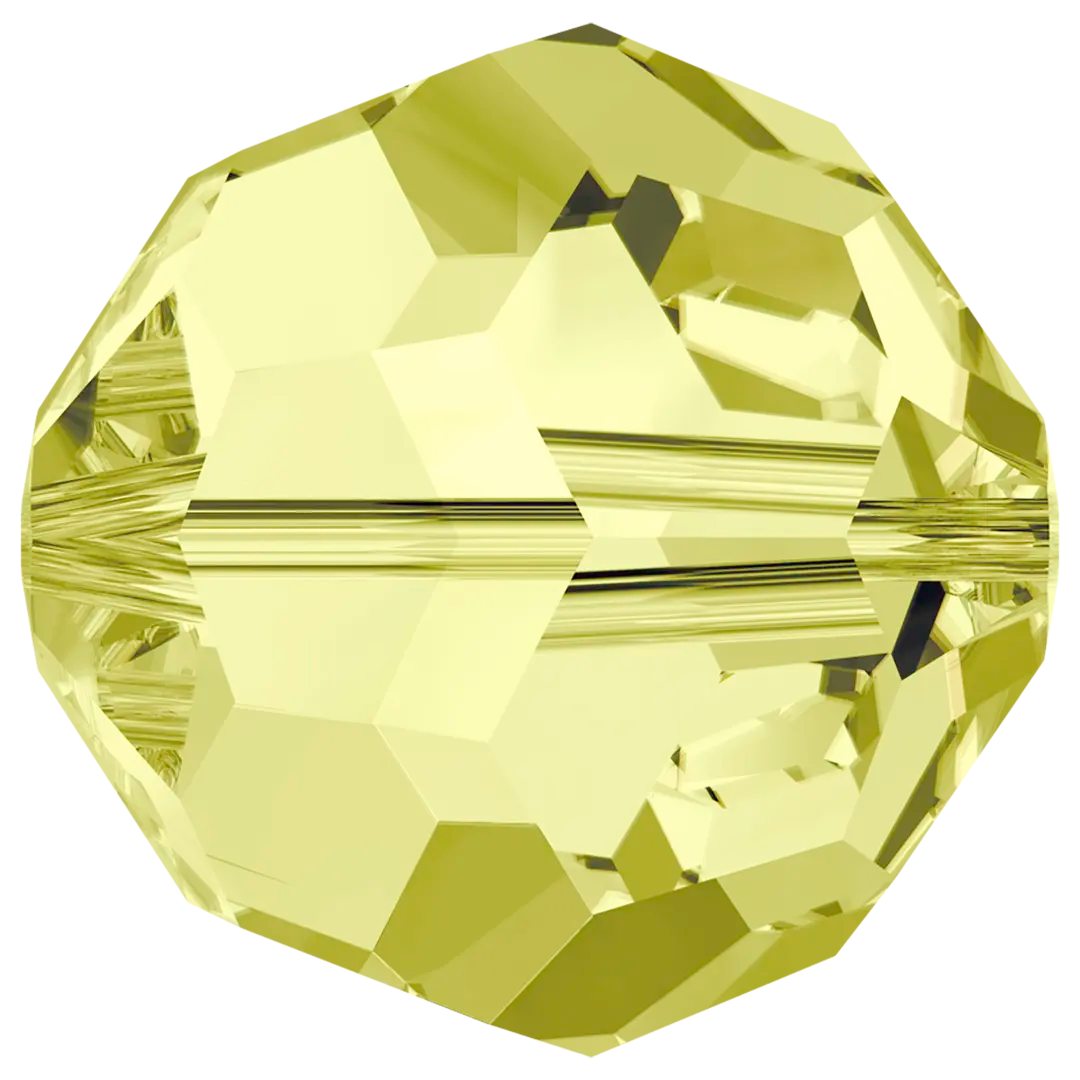 Swarovski Crystal Beads Round (5000) Jonquil - Bluestreak Crystals