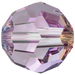 Swarovski Crystal Beads Round (5000) Light Amethyst Shimmer - Bluestreak Crystals