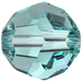Swarovski Crystal Beads Round (5000) Light Turquoise - Bluestreak Crystals