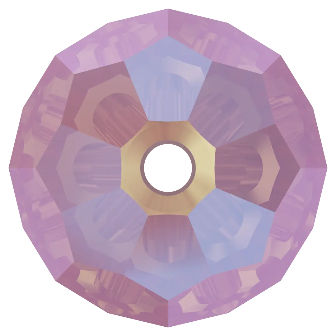 Swarovski Crystal Beads Round (5000) Rose Water Opal Shimmer - Bluestreak Crystals