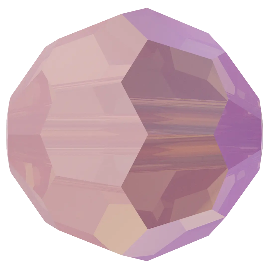 Swarovski Crystal Beads Round (5000) Rose Water Opal Shimmer - Bluestreak Crystals