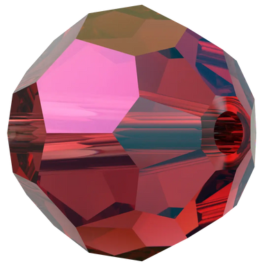 Swarovski Crystal Beads Round (5000) Siam Shimmer - Bluestreak Crystals