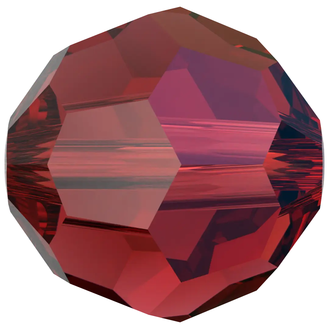 Swarovski Crystal Beads Round (5000) Siam Shimmer - Bluestreak Crystals