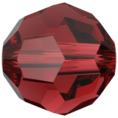 Swarovski Crystal Beads Round (5000) Siam - Bluestreak Crystals