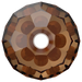 Swarovski Crystal Beads Round (5000) Smoked Amber - Bluestreak Crystals