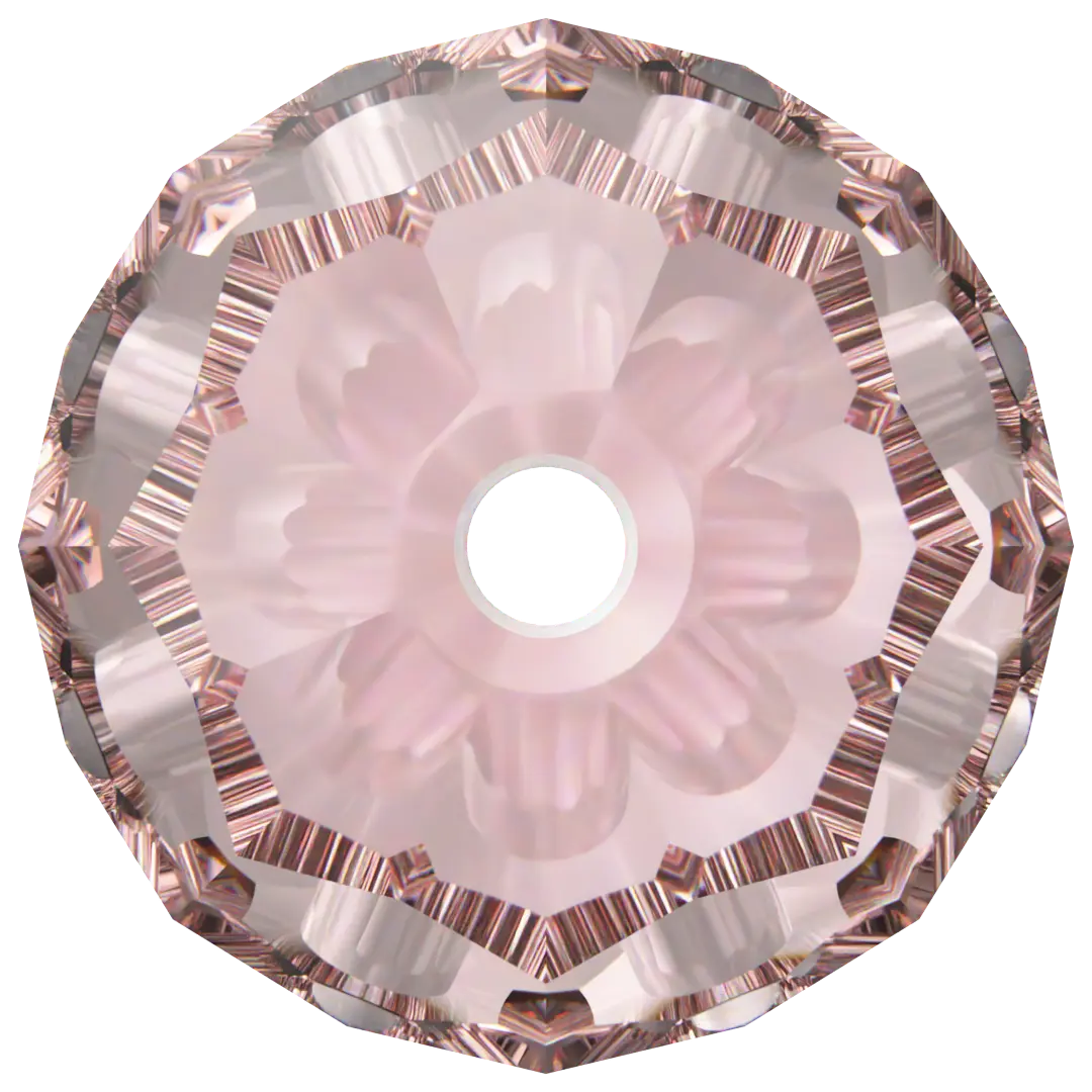 Swarovski Crystal Beads Round (5000) Vintage Rose - Bluestreak Crystals