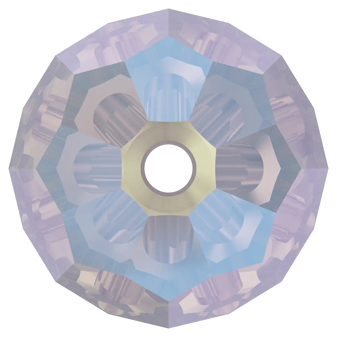 Swarovski Crystal Beads Round (5000) White Opal Shimmer - Bluestreak Crystals