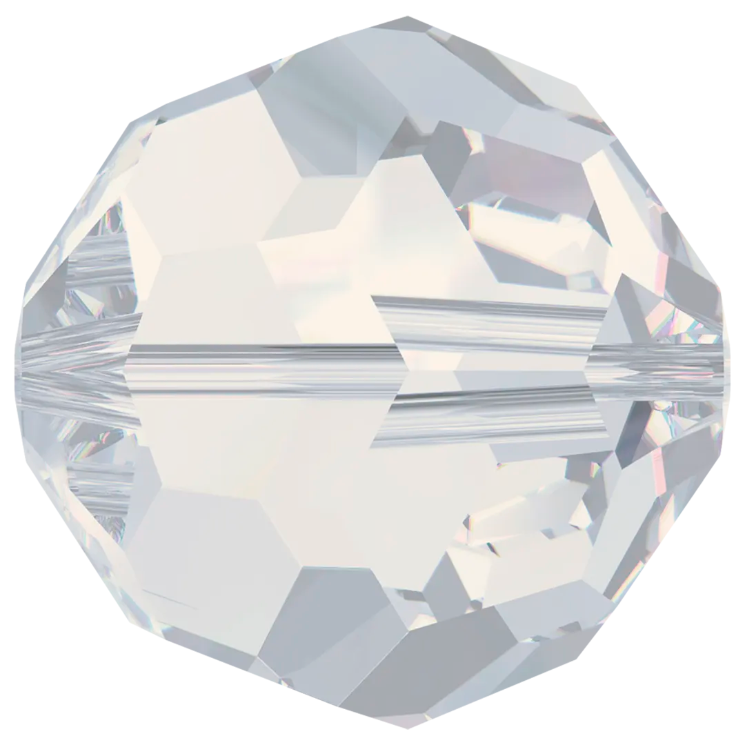 Swarovski Crystal Beads Round (5000) White Opal - Bluestreak Crystals