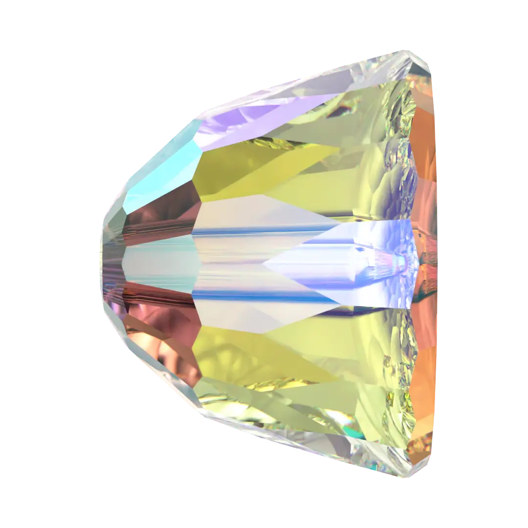 Swarovski Crystal Beads Small Dome (5542) Crystal AB - Bluestreak Crystals