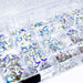Swarovski Flat Back Crystals Non Hotfix Mega Mix Crystal AB - Bluestreak Crystals