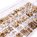 Swarovski Flat Back Crystals Non Hotfix Mega Mix Crystal Golden Shadow - Bluestreak Crystals