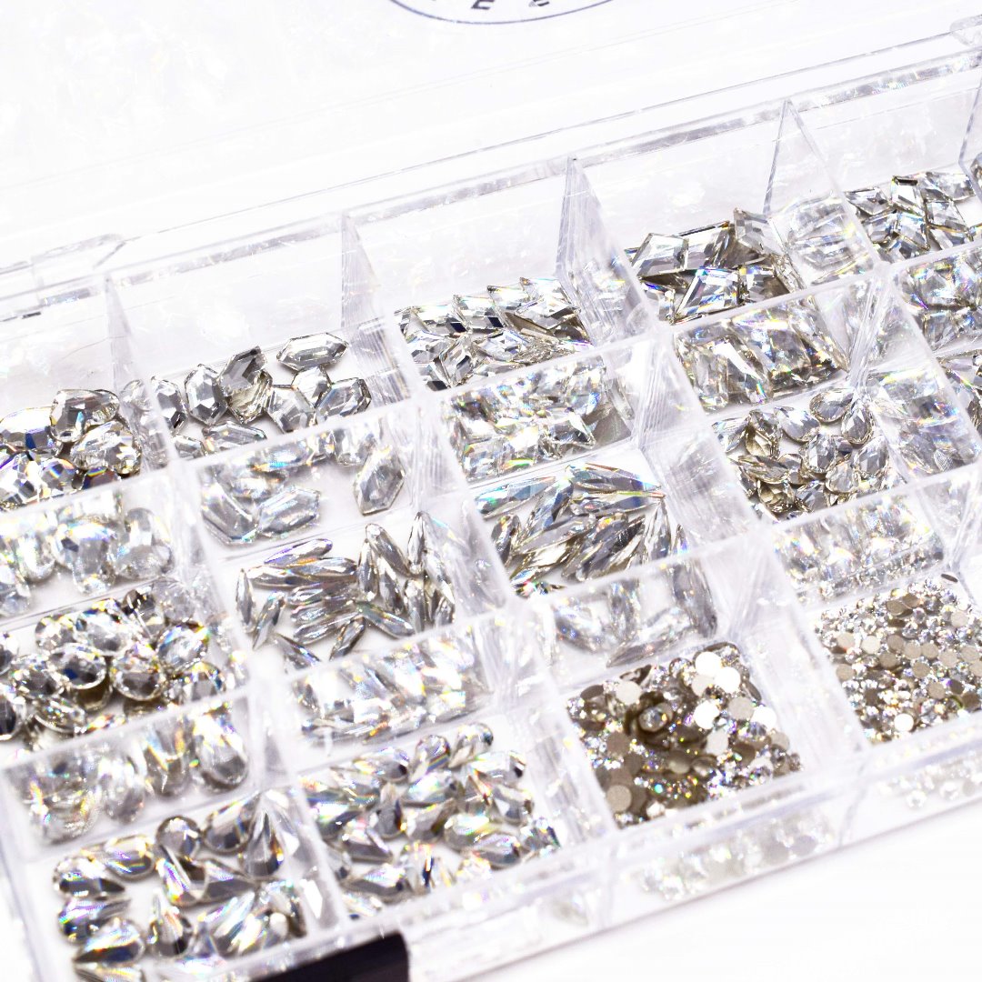 Swarovski Flat Back Crystals Non Hotfix Mega Mix Crystal - Bluestreak Crystals