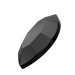 Swarovski Flat Back Crystals Non Hotfix Navette (2200) Jet UNFOILED - Bluestreak Crystals