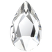 Swarovski Flat Back Crystals Non Hotfix Pear (2303) Crystal - Bluestreak Crystals