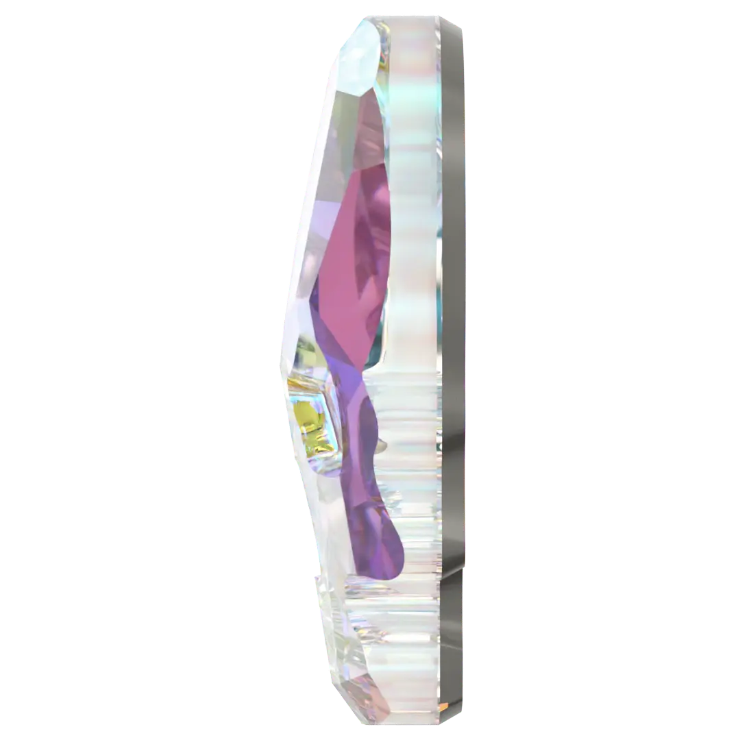 Swarovski Flat Back Crystals Non Hotfix Skull (2856) Crystal AB - Bluestreak Crystals