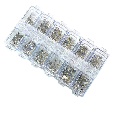 Swarovski Flat Back Crystals Non Hotfix Ultimate Mix CRYSTAL - Bluestreak Crystals