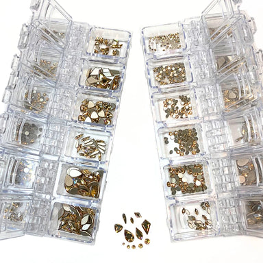 Swarovski Flat Back Crystals Non Hotfix Ultimate Mix Crystal Golden Shadow - Bluestreak Crystals