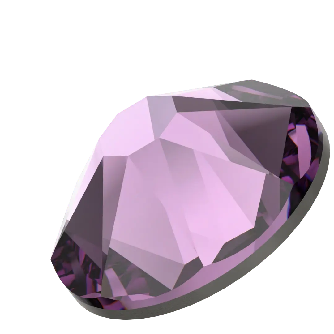 Swarovski Hotfix Flat Back Crystals (2000, 2038 & 2078) Amethyst - Bluestreak Crystals