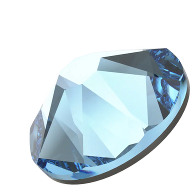 Swarovski Hotfix Flat Back Crystals (2000, 2038 & 2078) Aquamarine - Bluestreak Crystals