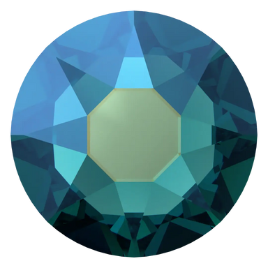 Swarovski Hotfix Flat Back Crystals (2000, 2038 & 2078) Blue Zircon Shimmer - Bluestreak Crystals