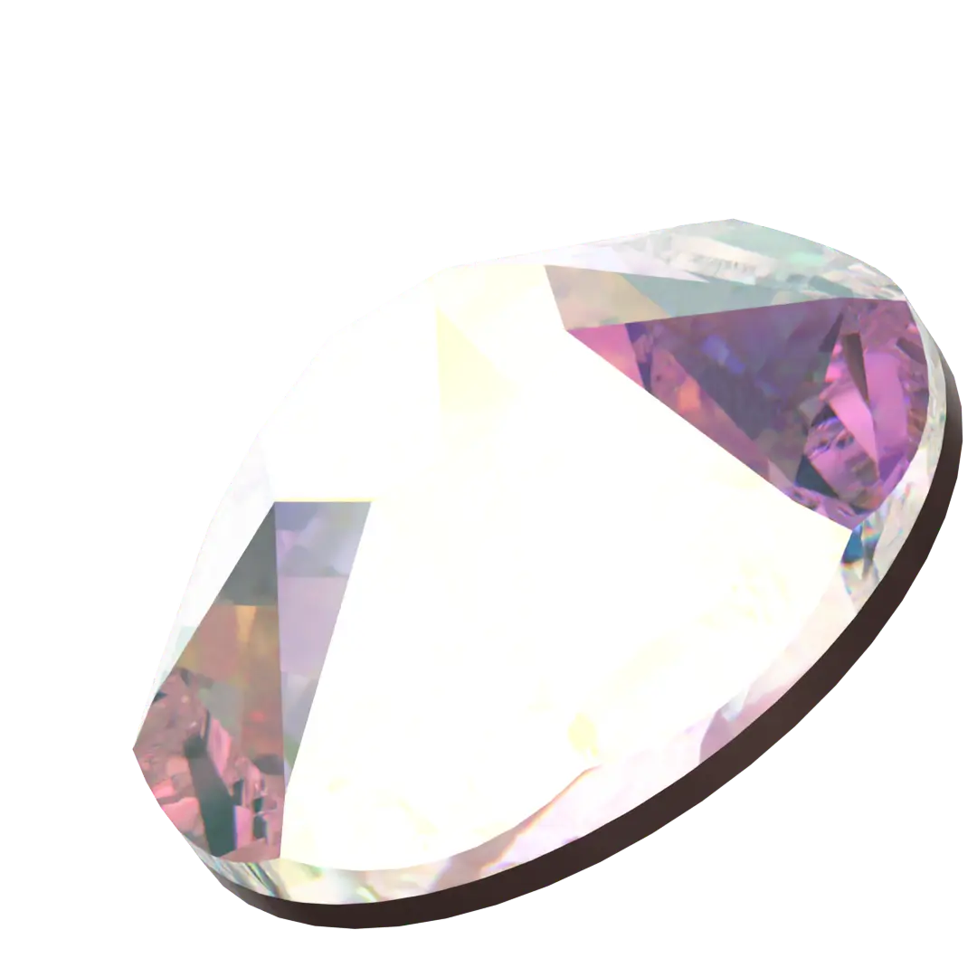 Swarovski Hotfix Flat Back Crystals (2000, 2038 & 2078) Crystal AB - Bluestreak Crystals