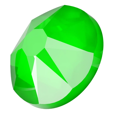 Swarovski Hotfix Flat Back Crystals (2000, 2038 & 2078) Crystal Electric Green - Bluestreak Crystals