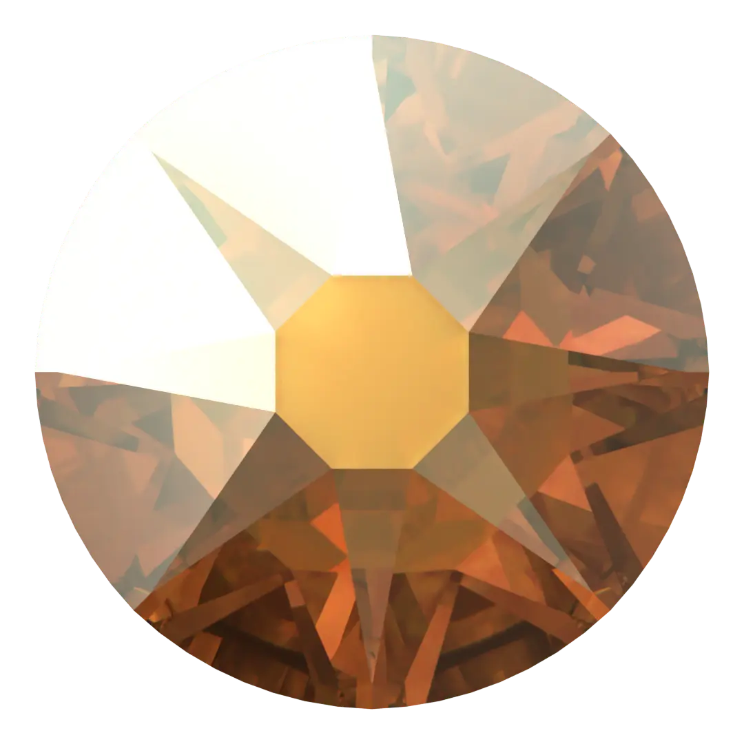 Swarovski Hotfix Flat Back Crystals (2000, 2038 & 2078) Crystal Metallic Sunshine - Bluestreak Crystals