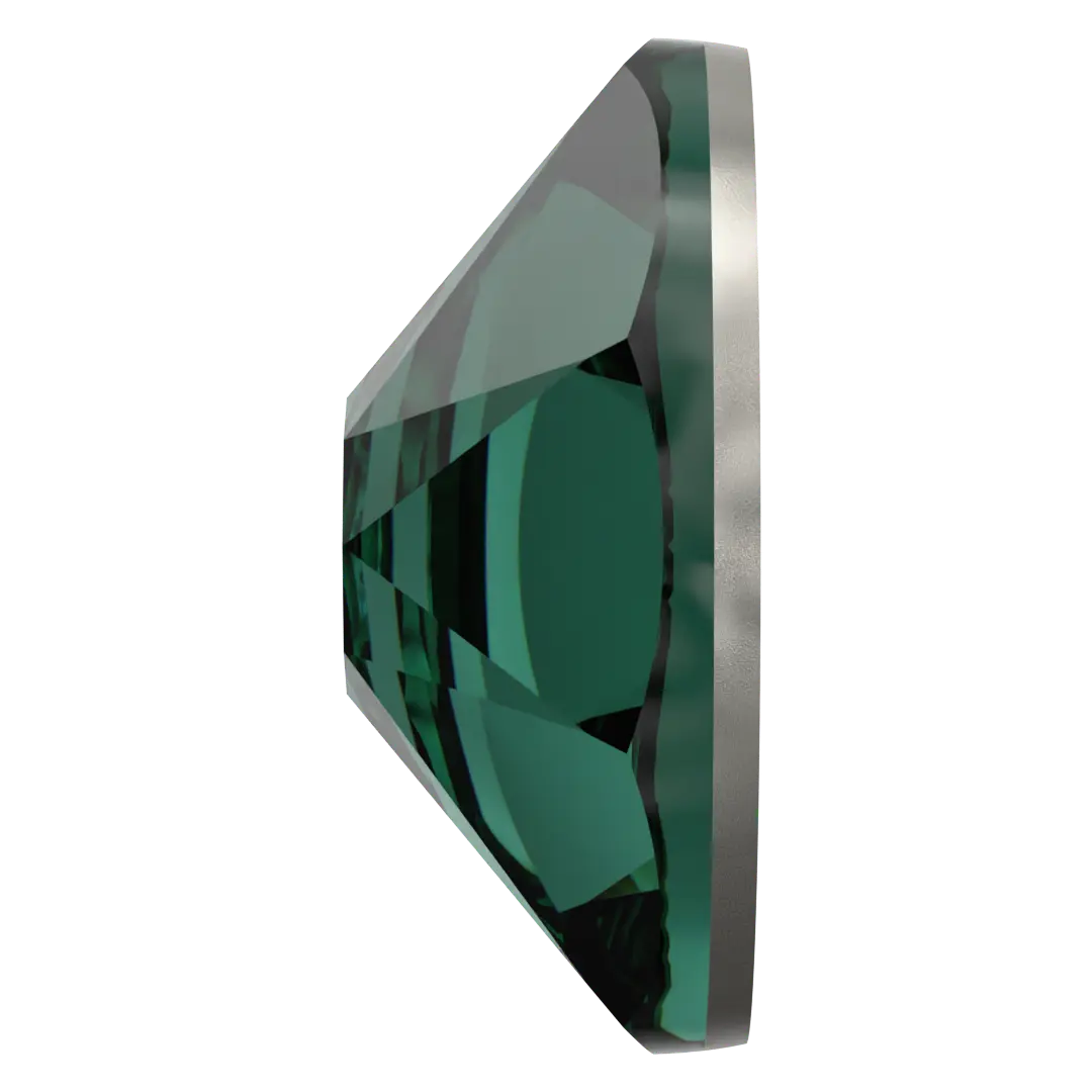 Swarovski Hotfix Flat Back Crystals (2000, 2038 & 2078) Emerald - Bluestreak Crystals