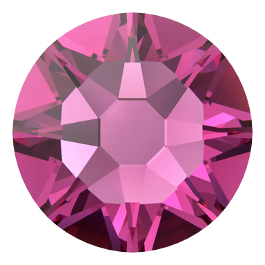 Swarovski Hotfix Flat Back Crystals (2000, 2038 & 2078) Fuchsia - Bluestreak Crystals