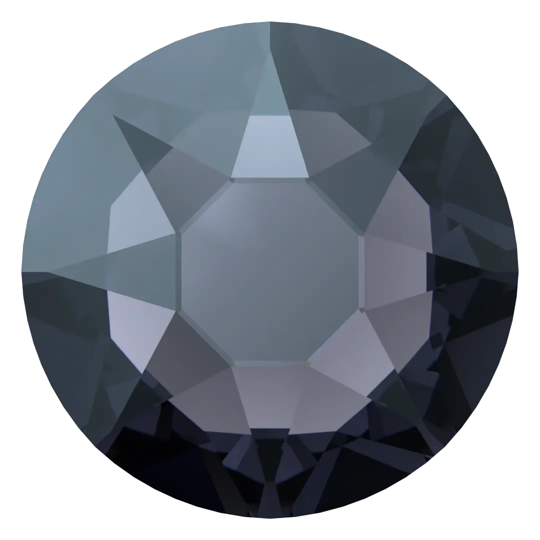 Swarovski Hotfix Flat Back Crystals (2000, 2038 & 2078) Graphite Nightfall - Bluestreak Crystals