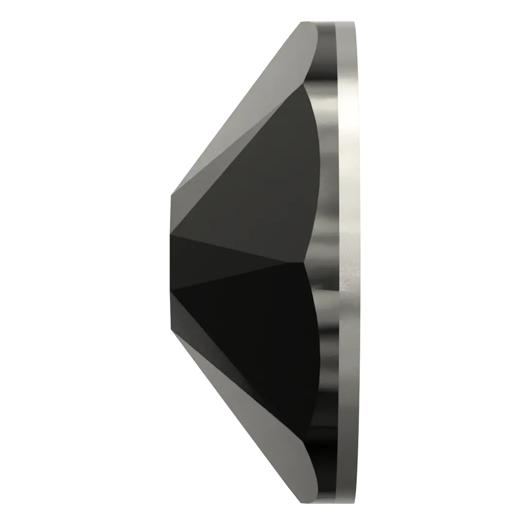 Swarovski Hotfix Flat Back Crystals (2000, 2038 & 2078) Jet Hematite - Bluestreak Crystals