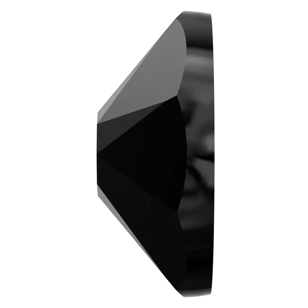 Swarovski Hotfix Flat Back Crystals (2000, 2038 & 2078) Jet Transparent - Bluestreak Crystals