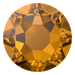 Swarovski Hotfix Flat Back Crystals (2000, 2038 & 2078) Light Amber - Bluestreak Crystals