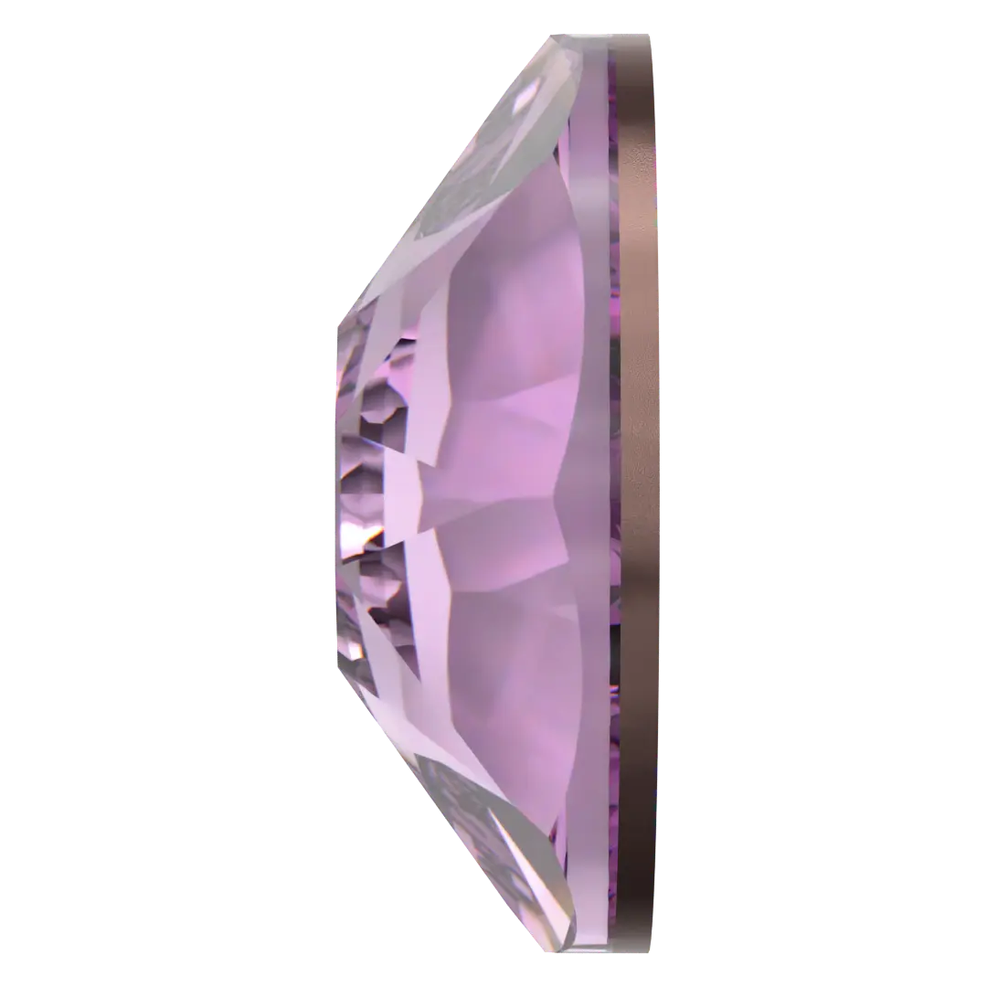 Swarovski Hotfix Flat Back Crystals (2000, 2038 & 2078) Light Amethyst - Bluestreak Crystals