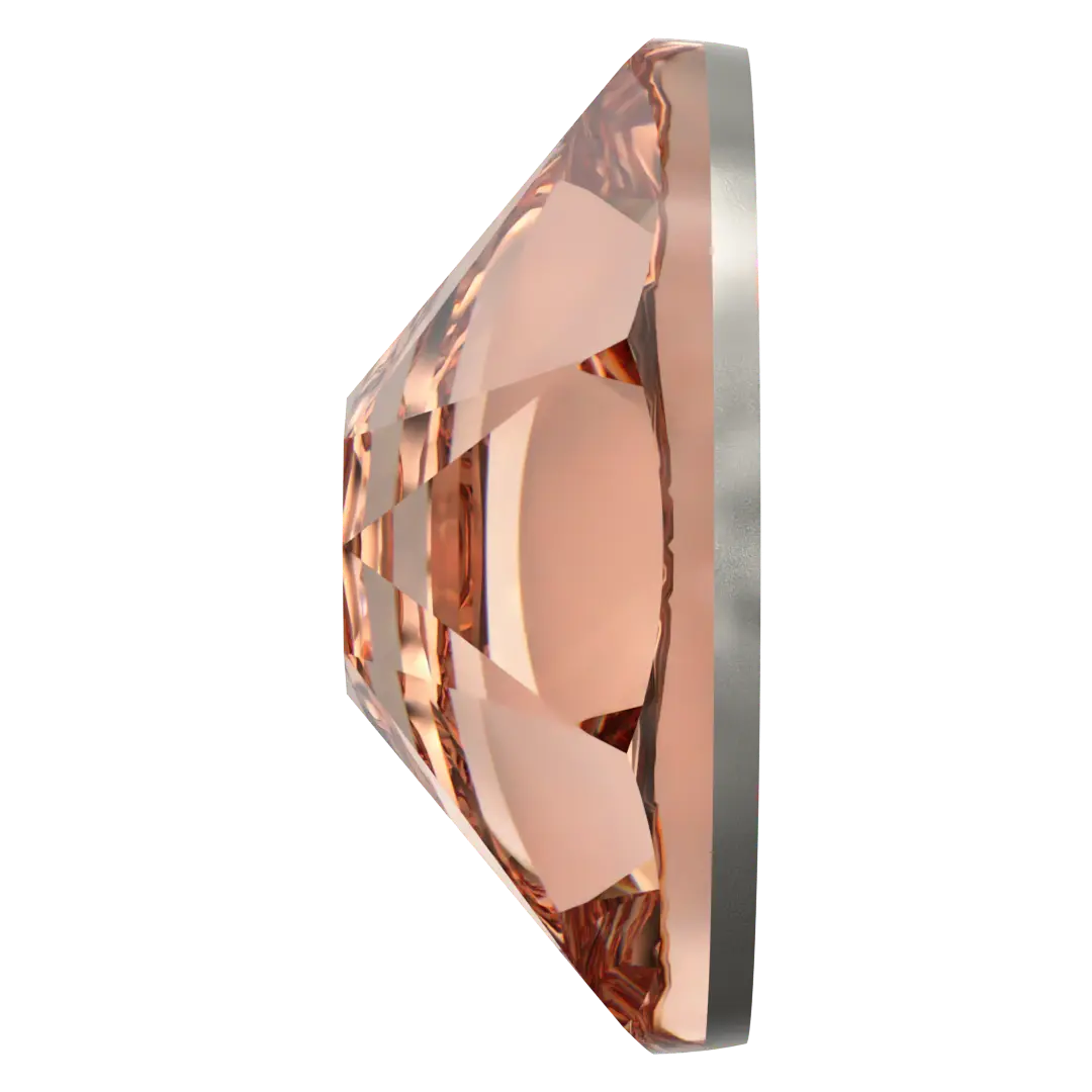 Swarovski Hotfix Flat Back Crystals (2000, 2038 & 2078) Light Peach - Bluestreak Crystals