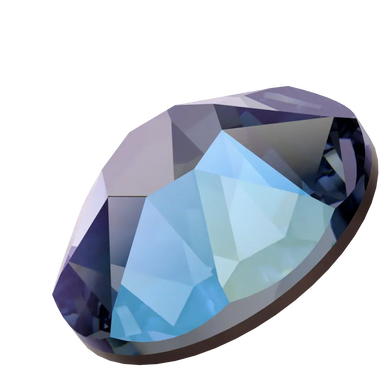 Swarovski Hotfix Flat Back Crystals (2000, 2038 & 2078) Light Sapphire Shimmer - Bluestreak Crystals