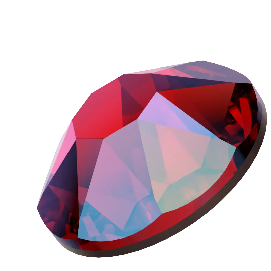 Swarovski Hotfix Flat Back Crystals (2000, 2038 & 2078) Light Siam Shimmer - Bluestreak Crystals