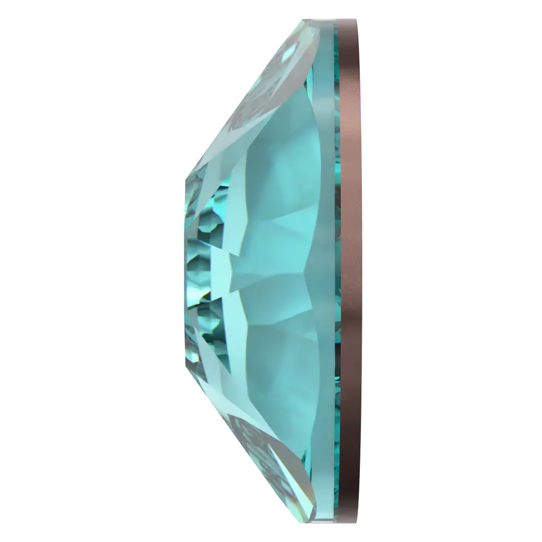 Swarovski Hotfix Flat Back Crystals (2000, 2038 & 2078) Light Turquoise - Bluestreak Crystals