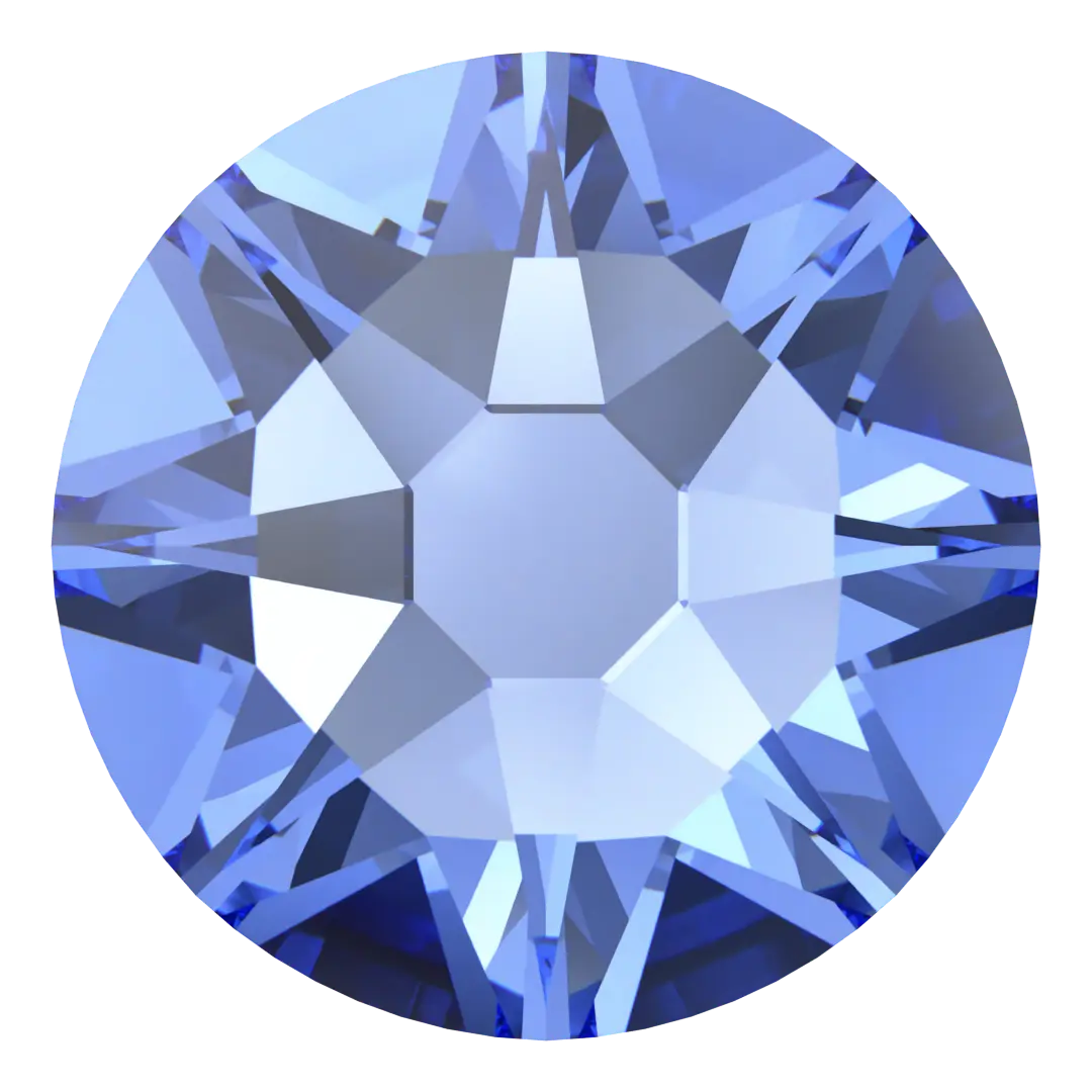 Swarovski Hotfix Flat Back Crystals (2000, 2038 & 2078) Sapphire - Bluestreak Crystals