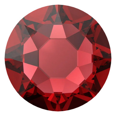 Swarovski Hotfix Flat Back Crystals (2000, 2038 & 2078) Scarlet - Bluestreak Crystals