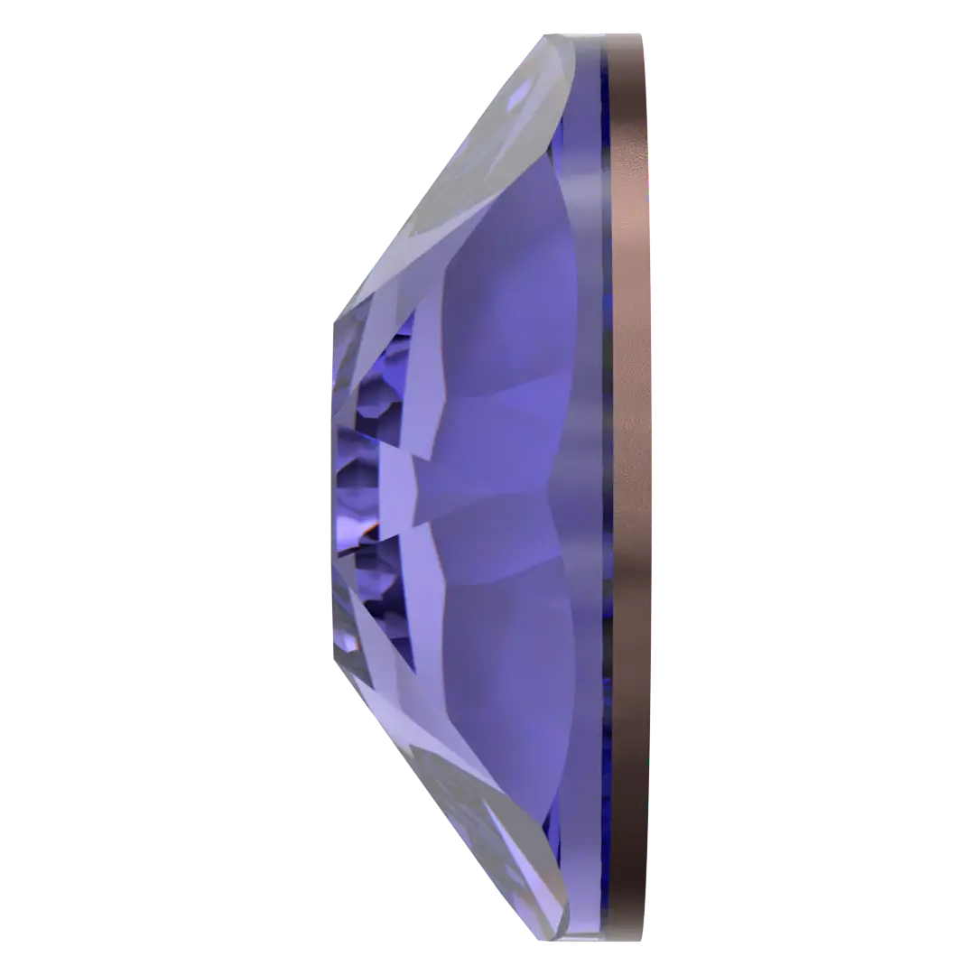 Swarovski Hotfix Flat Back Crystals (2000, 2038 & 2078) Tanzanite - Bluestreak Crystals