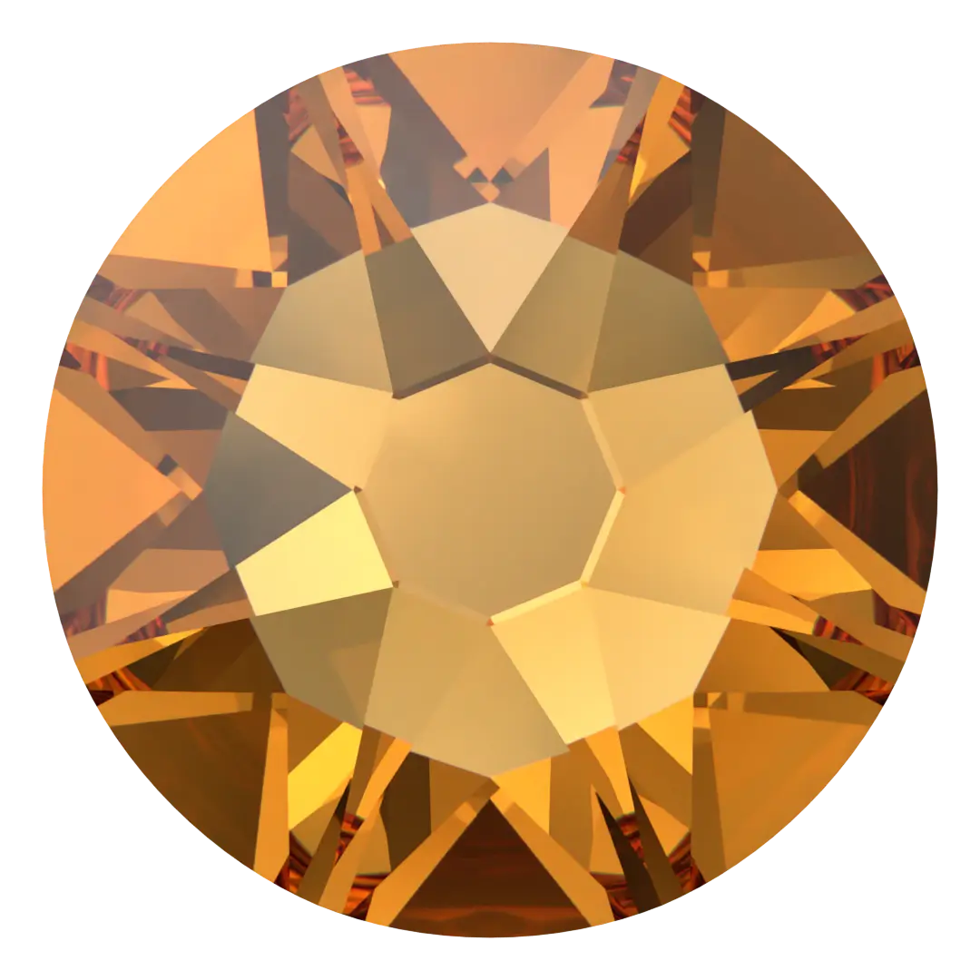 Swarovski Hotfix Flat Back Crystals (2000, 2038 & 2078) Topaz - Bluestreak Crystals