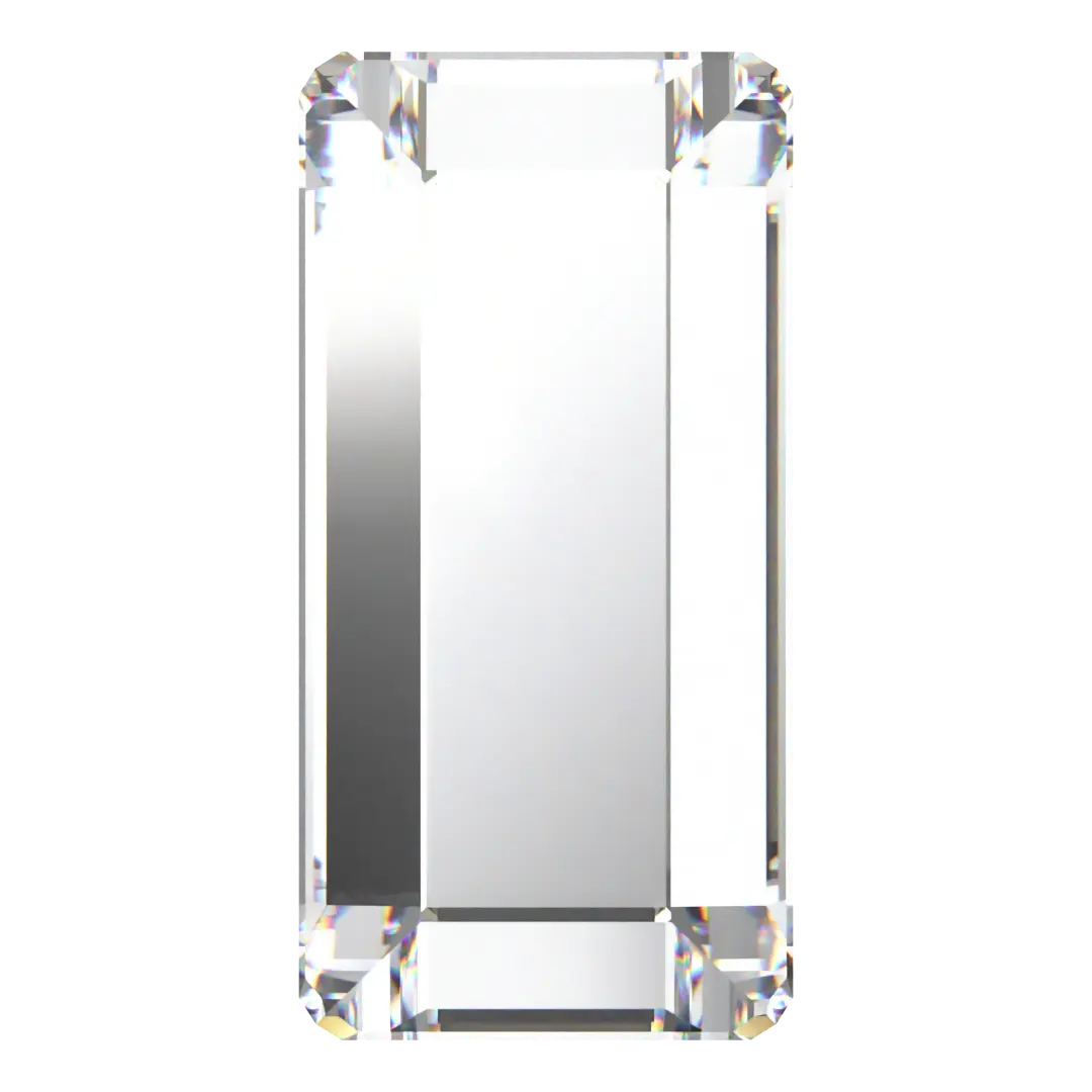 Swarovski Hotfix Flat Back Crystals Baguette (2510) Crystal - Bluestreak Crystals