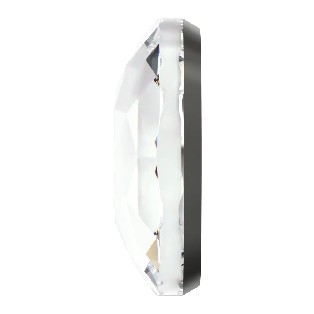 Swarovski Hotfix Flat Back Crystals Cushion (2471) Crystal - Bluestreak Crystals