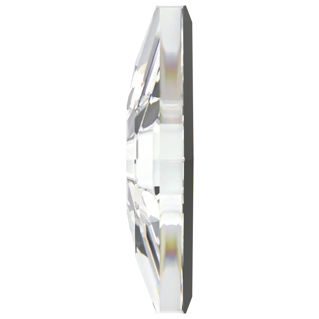 Swarovski Hotfix Flat Back Crystals Diamond (2773) Crystal - Bluestreak Crystals